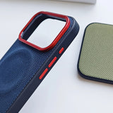 Luxury Magnetic Soft TPU Nylon iPhone Case