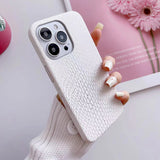 Luxury Chic Snake Texture Leather iPhone Case - HoHo Cases For iPhone 14 Pro Max / A
