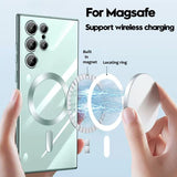 Luxury Magsafe Plating Clear Samsung Galaxy Case - HoHo Cases