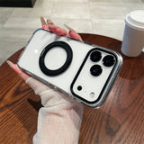 Transparent Rotating Holder Stand iPhone Case