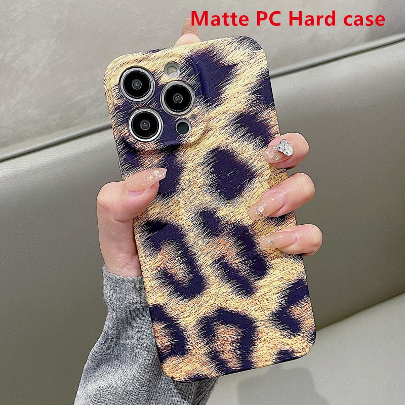Luxury Chic Snake Texture Leather iPhone Case - HoHo Cases For iPhone 14 Pro Max / F