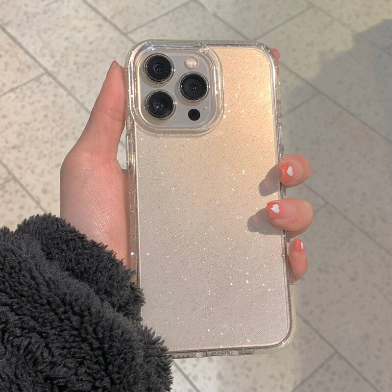 Glitter Transparent Samsung Galaxy Case - HoHo Cases