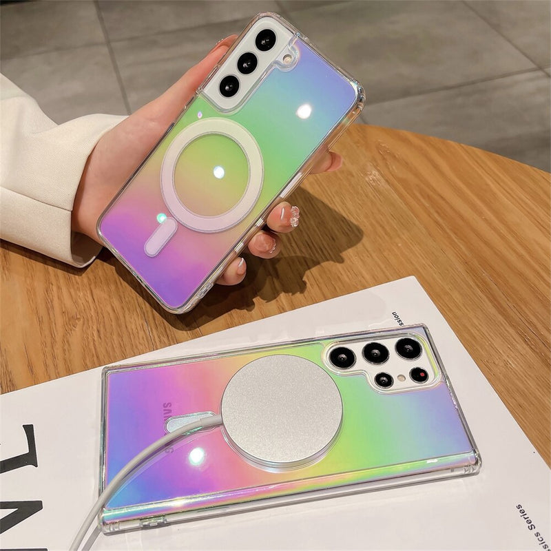 Laser Colorful MagSafe Samsung Galaxy Case - HoHo Cases