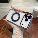 Transparent Rotating Holder Stand iPhone Case