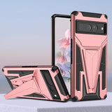 Magnetic Military Grade Google Pixel Case with Kickstand - HoHo Cases For Google Pixel 6 / Pink
