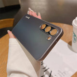 Luxury Plating Matte Armor Samsung Case - HoHo Cases Samsung Galaxy S23 / Black