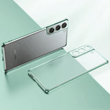 Luxury Soft Transparent Samsung Galaxy Case - HoHo Cases For Samsung Galaxy S22 / green