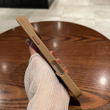 Gold Slim Matte iPhone Case
