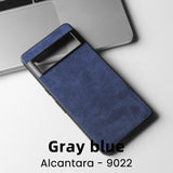 Luxury Leather Google Pixel Case - HoHo Cases For Google Pixel 5 / Gray blue