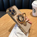 Luxury Plating Acrylic MagSafe iPhone Case