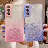 Clear Luxury Glitter Samsung Galaxy Case - HoHo Cases