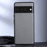 Luxury Nylon Fabric Cloth Google Pixel Case - HoHo Cases For Google Pixel 6 / Gray