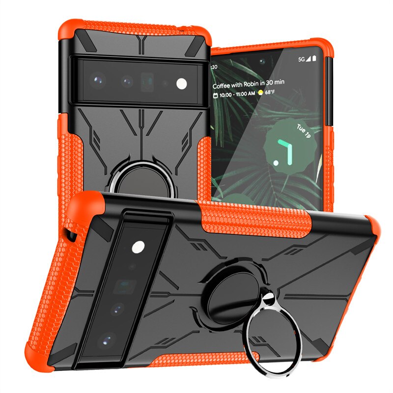 Ultra Armor Shockproof Google Pixel Case - HoHo Cases For Google Pixel 6 / Orange