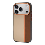 MagSafe Two Tone Spliced Leather iPhone Case