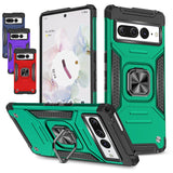 Magnetic Armor Matte Google Pixel Case with Ring - HoHo Cases