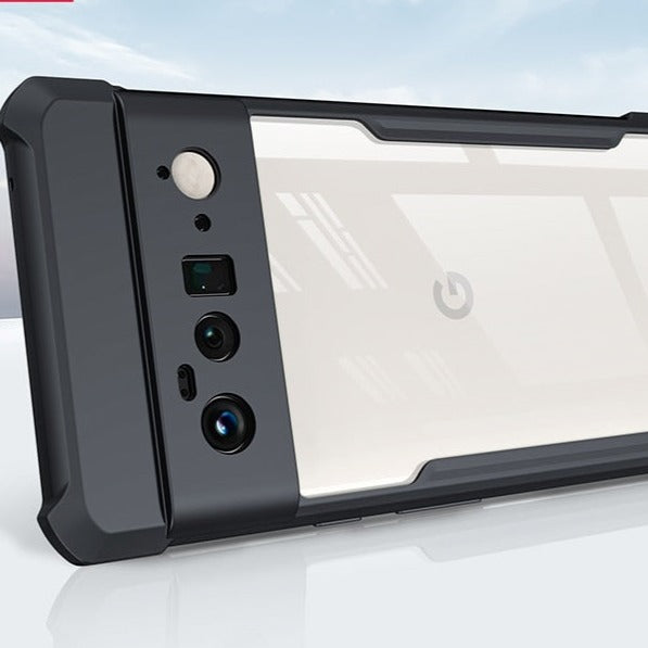 Transparent Bumper Airbag Google Pixel Case - HoHo Cases For Google Pixel 6 Pro / 1 Piece Case