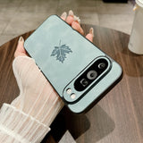 Fashion Maple Leaves Leather PU Google Pixel Case