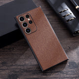 Premium Fabric Samsung Galaxy Case - HoHo Cases Samsung Galaxy S23 Ultra / brown