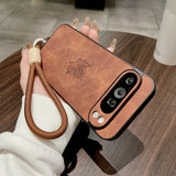 Fashion Maple Leaves Leather PU Google Pixel Case