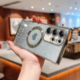 Luxury Heart Plating Samsung Galaxy Case - HoHo Cases For Samsung Galaxy S20 FE / Silver