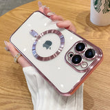 Luxury Wireless Charge Cover With Lens Protector iPhone Case