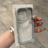 Luxury Transparent Diamond Jewelled iPhone Case