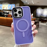 Luxury MagSafe Shockproof Matte Candy iPhone Case