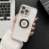 Classic Plating Transparent MagSafe iPhone Case