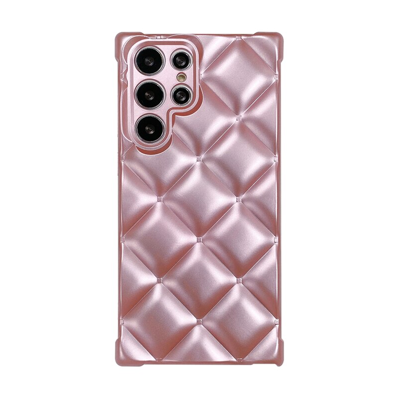 Luxury Plating Diamond Samsung Case - HoHo Cases Samsung Galaxy S22 / Pink