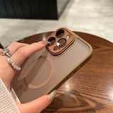 Gold Slim Matte iPhone Case