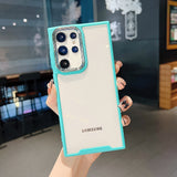 Cute Candy Color Metal Camera Lens Samsung Case - HoHo Cases Samsung Galaxy S22 / Light Blue