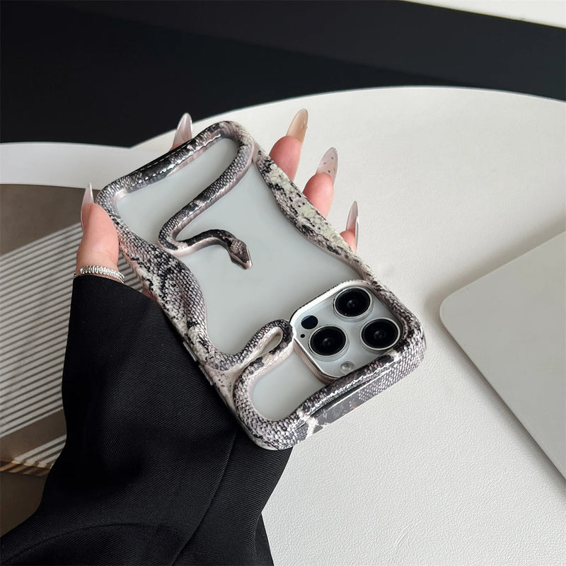 3D Painting Simulation Snake iPhone Case