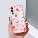 Cute Floral Samsung Galaxy Case - HoHo Cases Samsung Galaxy S22 / b