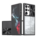 Shockproof Crystal Clear Samsung Galaxy Case - HoHo Cases For Samsung Galaxy S23 / Black