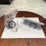 Transparent Rotating Holder Stand iPhone Case