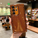 Soft TPU Glitter Transparent Samsung Case