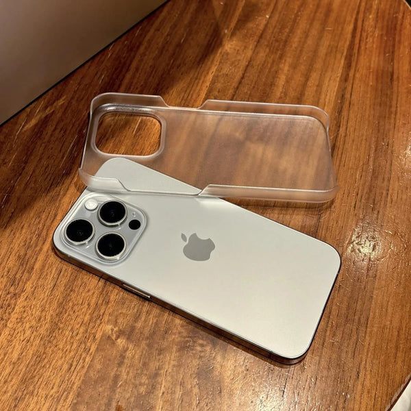 Matte Frameless Shockproof iPhone Case