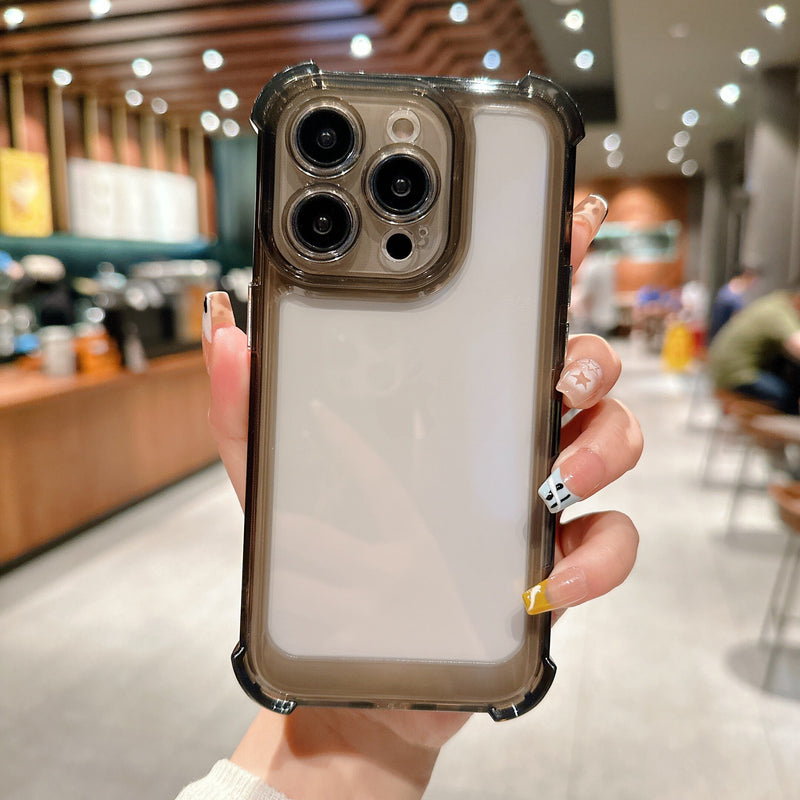 Luxury Shockproof Transparent iPhone Case