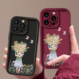 Square Print TPU iPhone Case