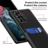 Luxury Leather Samsung Galaxy Case with Card Holder - HoHo Cases