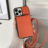 Luxury Crossbody Zipper Wallet iPhone Case - HoHo Cases