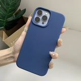Luxury Liquid Silicone Pastel iPhone Case - HoHo Cases For iPhone 11 Pro / Midnight Blue