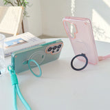 Acrylic Shockproof Samsung Cases with Strap