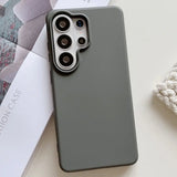 Liquid Silicone Flocking Protective Samsung Case