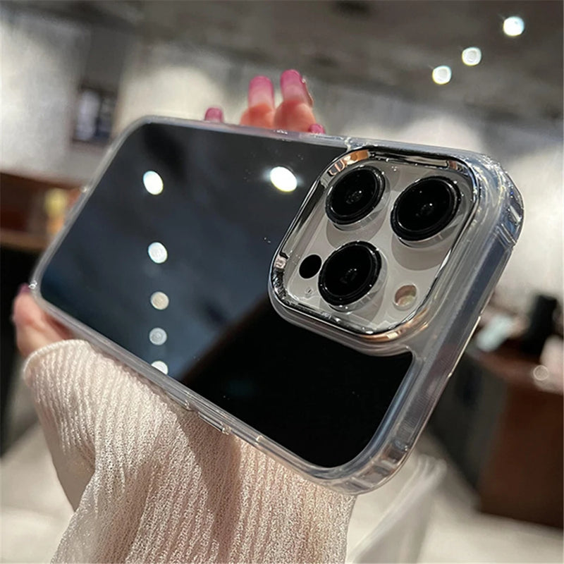 Luxury Plating Make Up Mirror iPhone Case