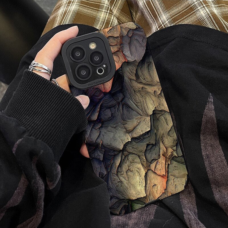Fashion Marbling Inked Pattern iPhone Case - HoHo Cases