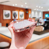 Luxury Plating Glitter Leopard iPhone Case