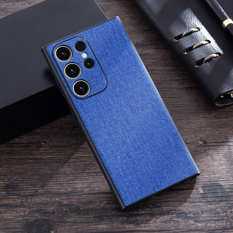 Premium Fabric Samsung Galaxy Case - HoHo Cases Samsung Galaxy S23 Ultra / blue