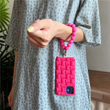3D Weave Bracelet Soft Silicone iPhone Case
