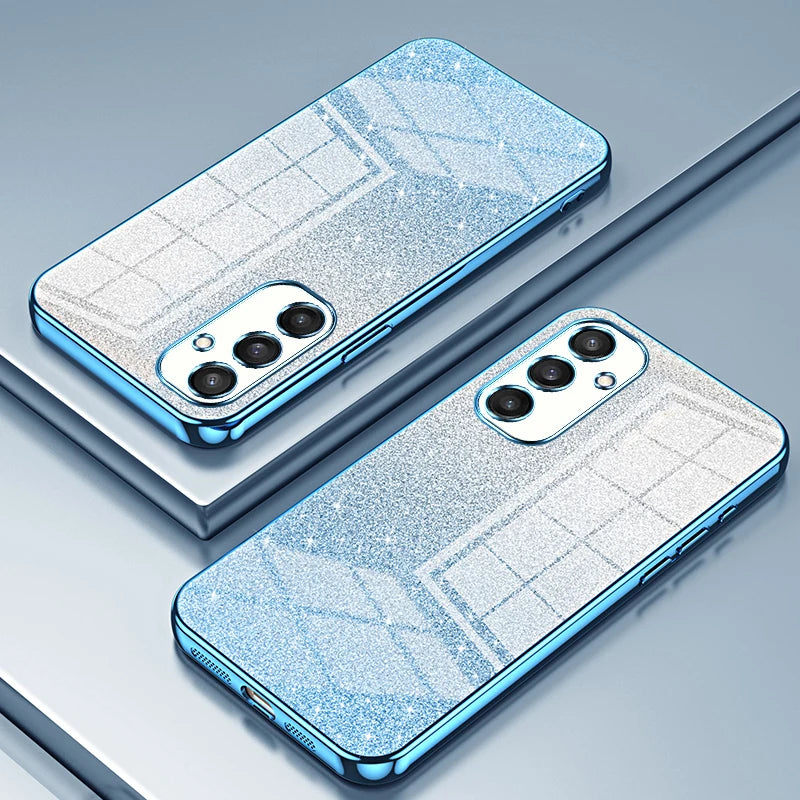 Luxury Gradient Glitter Plating Samsung Galaxy Cases